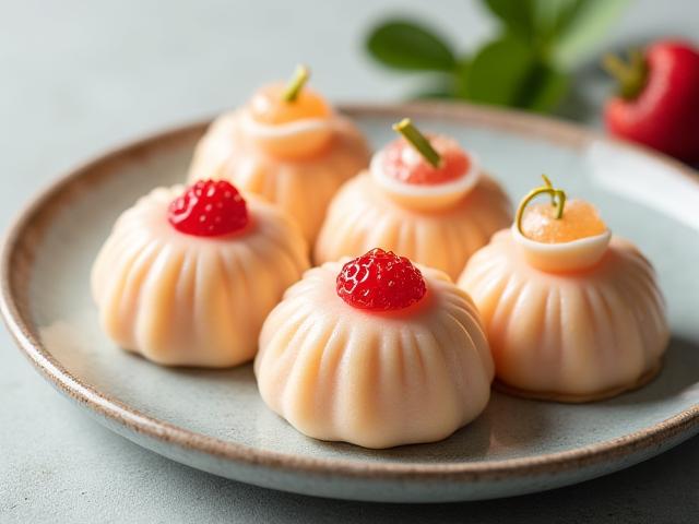 旬のフルーツを使った美しい大福